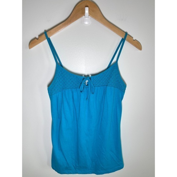 Old Navy Tops - Womens Babydoll Y2K Top Blue XS Bow Fairy Summer
